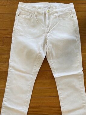 Frame Denim White Skinny Jeans - Women's 26
